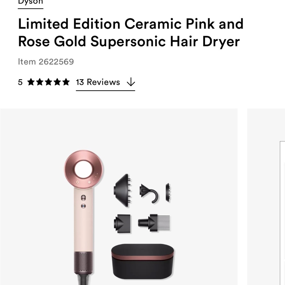 Dyson super sonic
